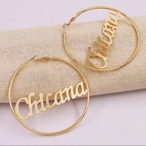 Chicana Hoop Earrings